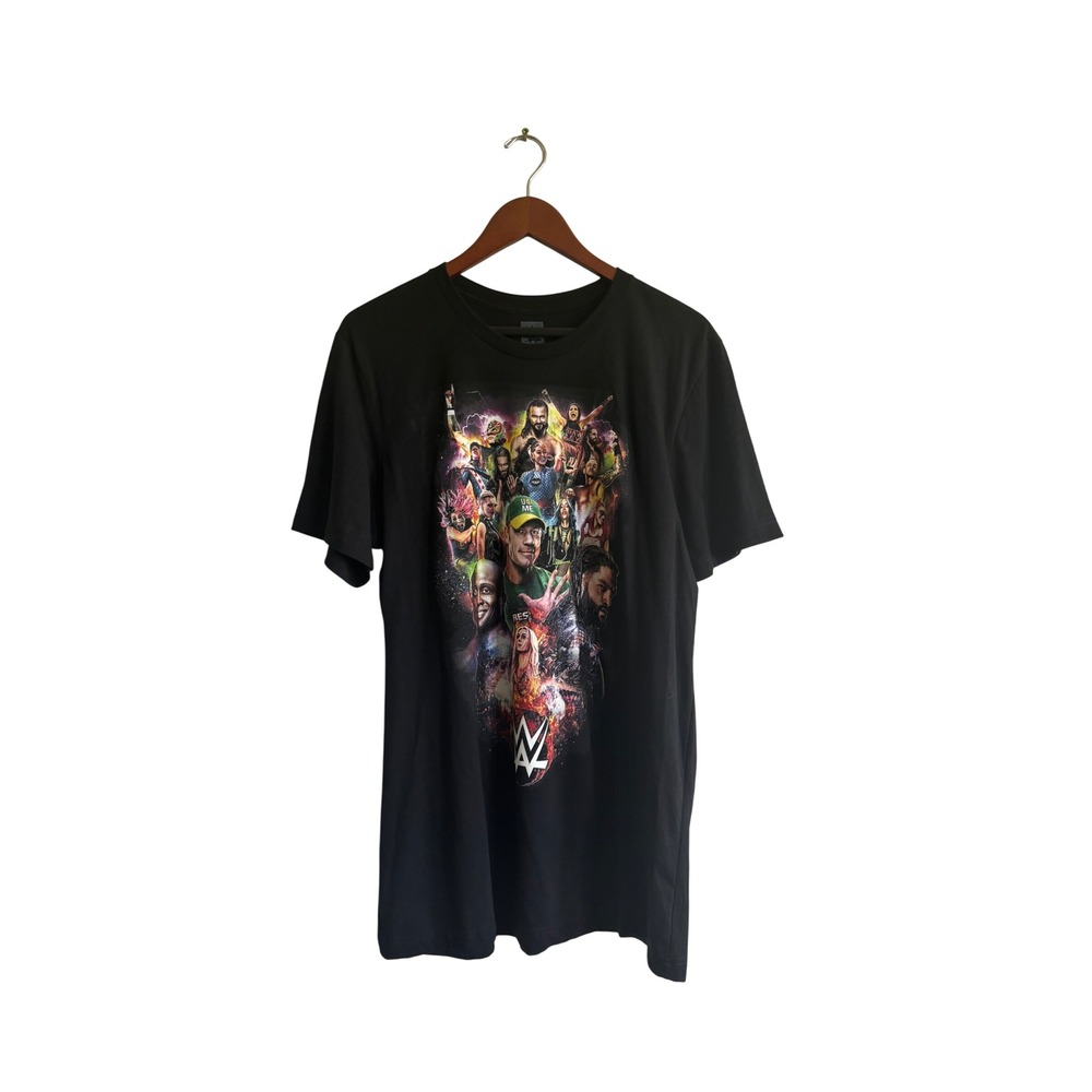 WWE Authentic Is Coming Home 2021-2022 Wrestlers Black Graphic T-Shirt‎ Men's L
